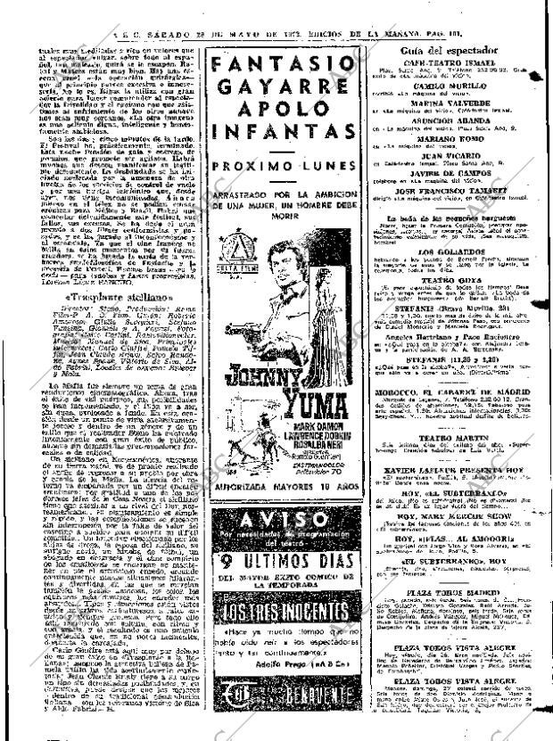 ABC MADRID 26-05-1973 página 99