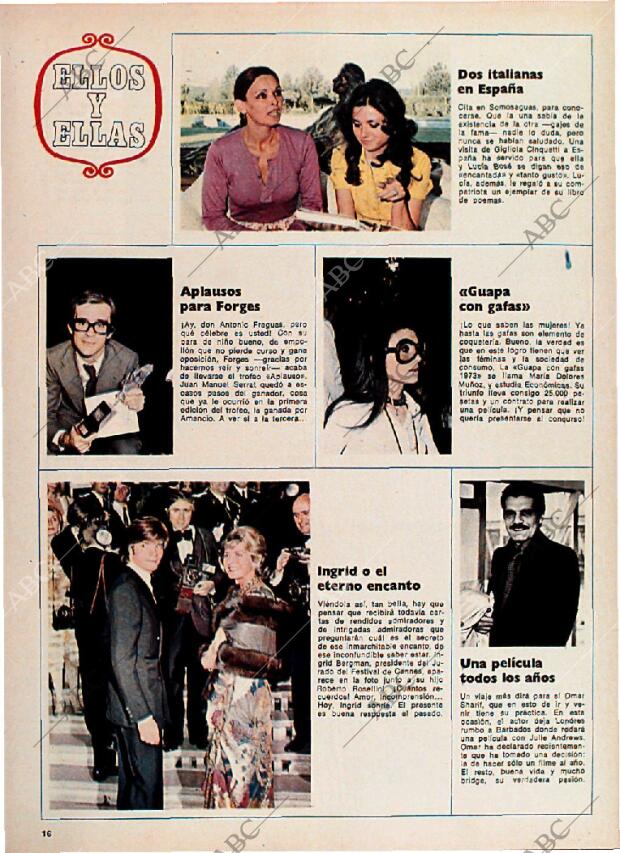 BLANCO Y NEGRO MADRID 26-05-1973 página 16
