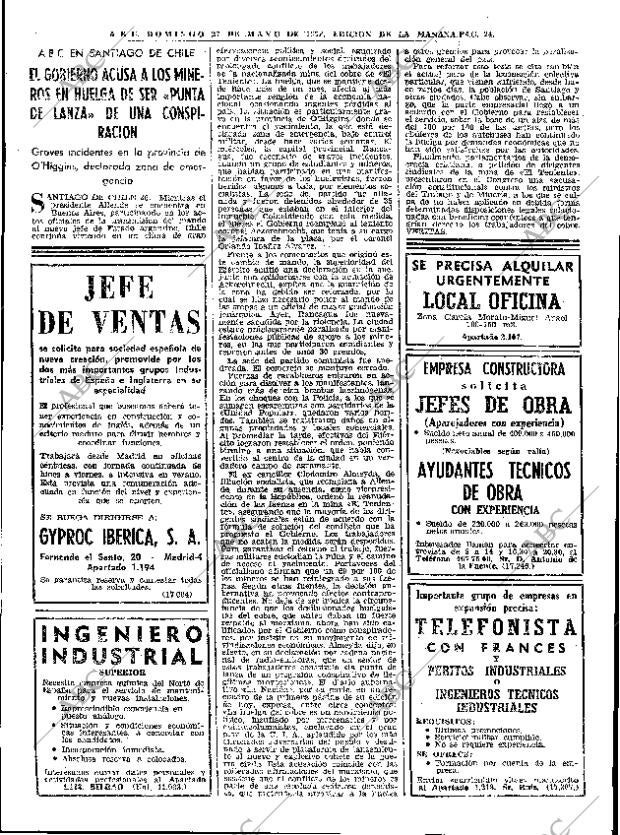 ABC MADRID 27-05-1973 página 24