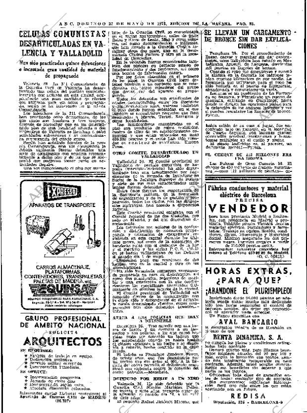 ABC MADRID 27-05-1973 página 35