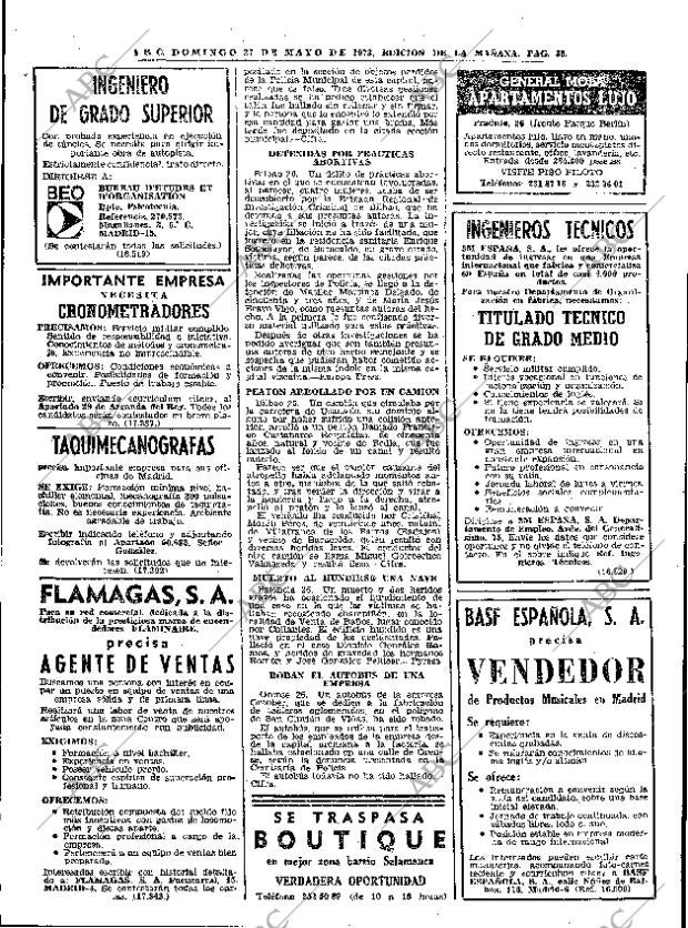 ABC MADRID 27-05-1973 página 36