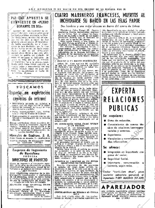 ABC MADRID 27-05-1973 página 37