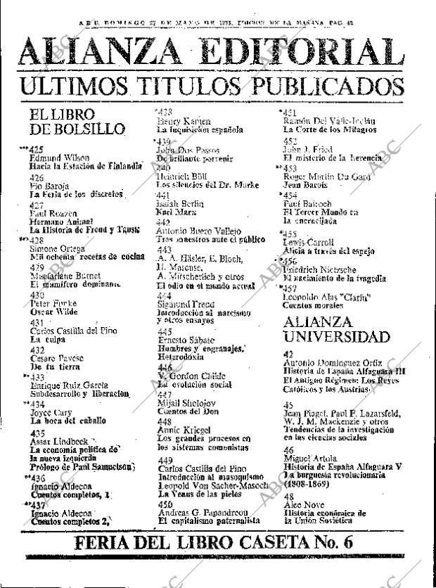 ABC MADRID 27-05-1973 página 42