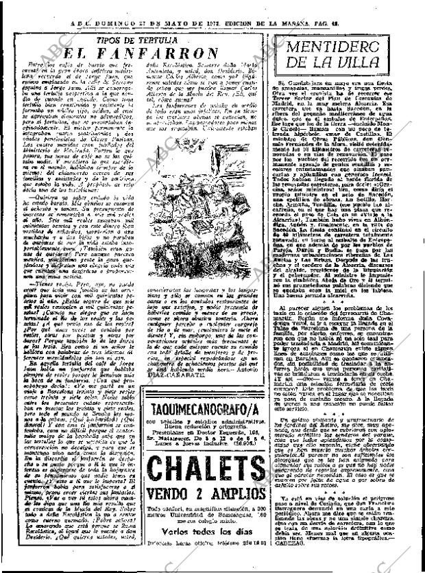 ABC MADRID 27-05-1973 página 48