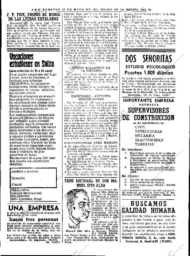 ABC MADRID 27-05-1973 página 52
