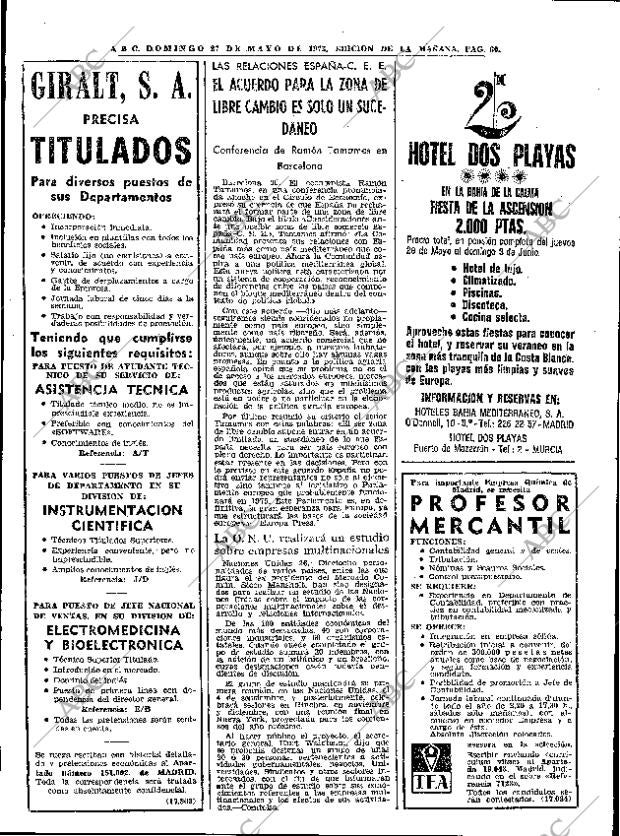 ABC MADRID 27-05-1973 página 60