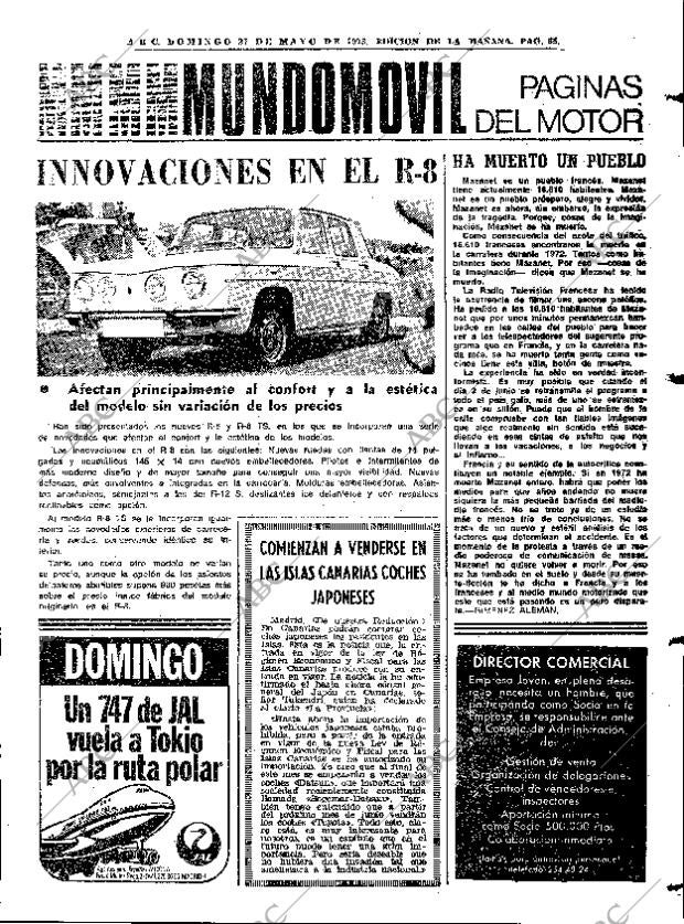 ABC MADRID 27-05-1973 página 65