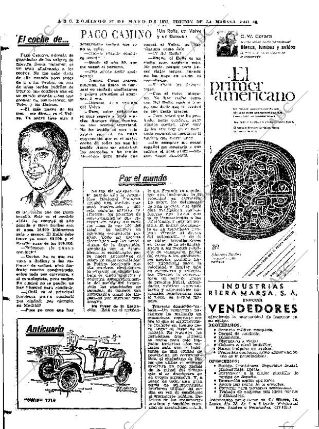 ABC MADRID 27-05-1973 página 66
