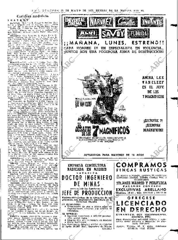 ABC MADRID 27-05-1973 página 85