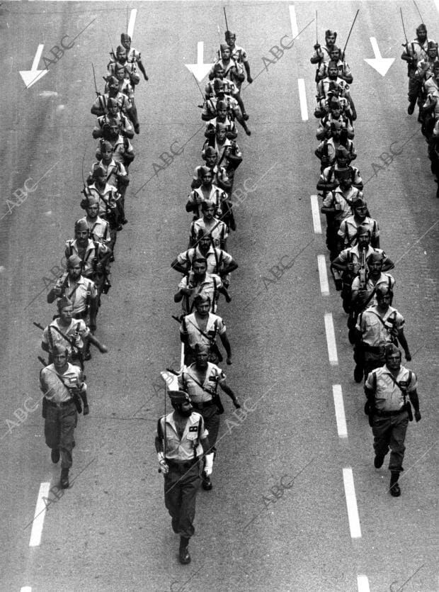 La legión en el desfile de la victoria de 1973