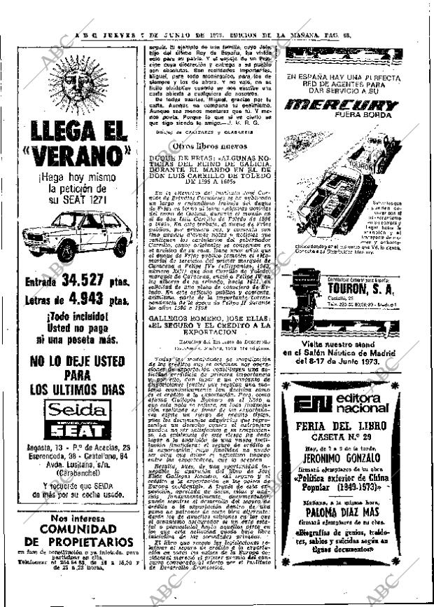 ABC MADRID 07-06-1973 página 68