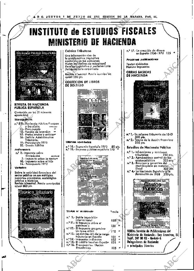 ABC MADRID 07-06-1973 página 86