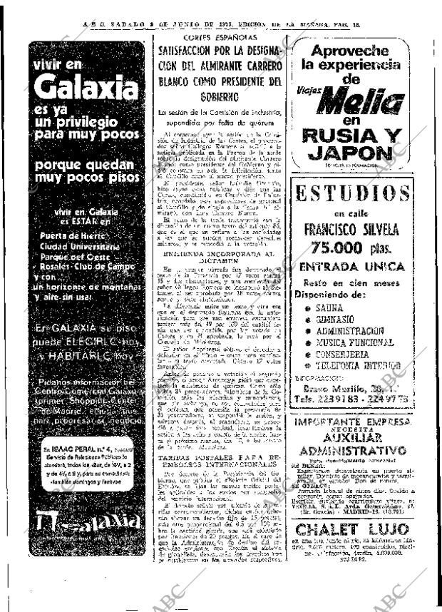 ABC MADRID 09-06-1973 página 38