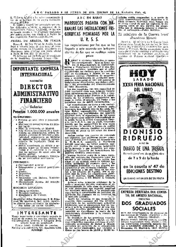 ABC MADRID 09-06-1973 página 42