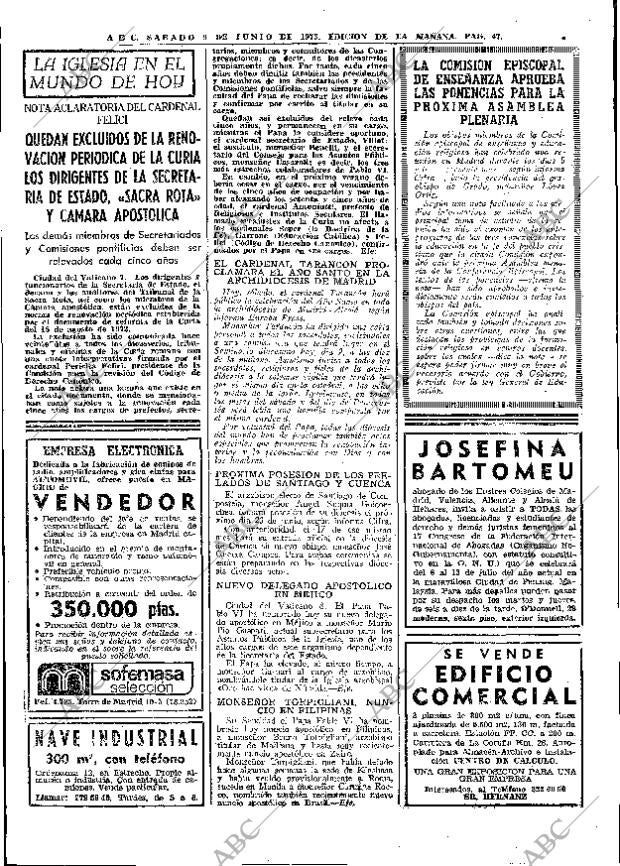 ABC MADRID 09-06-1973 página 47