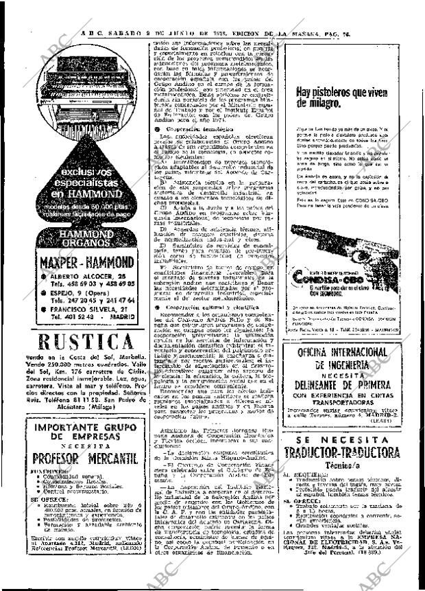 ABC MADRID 09-06-1973 página 76