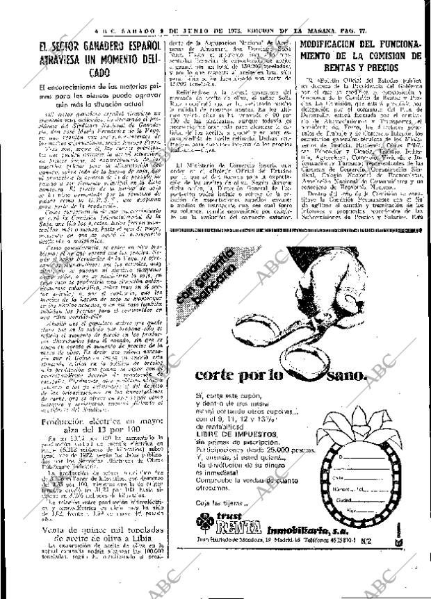 ABC MADRID 09-06-1973 página 77