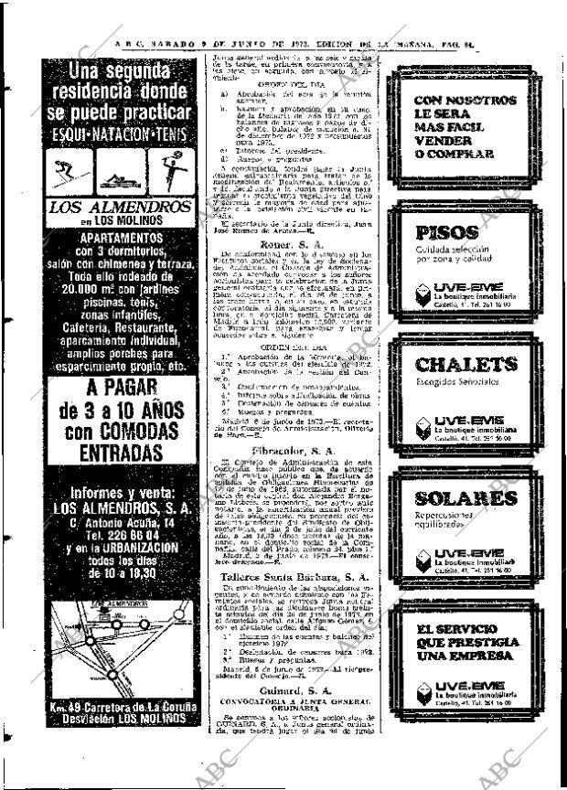 ABC MADRID 09-06-1973 página 84