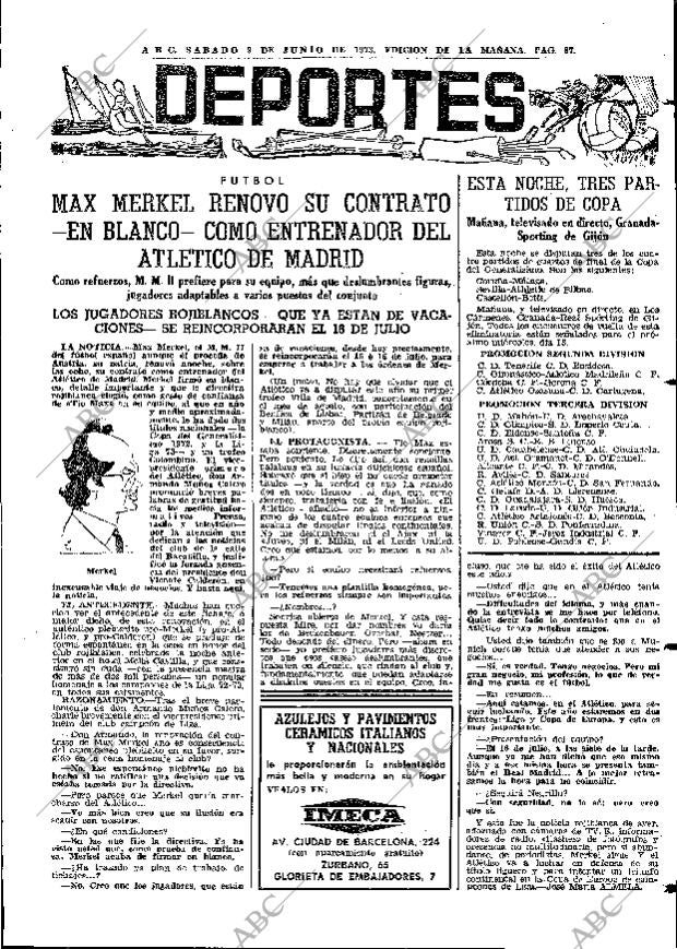 ABC MADRID 09-06-1973 página 87