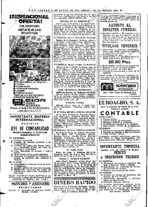 ABC MADRID 09-06-1973 página 98