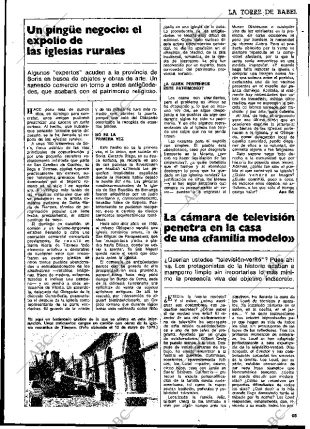 BLANCO Y NEGRO MADRID 09-06-1973 página 65