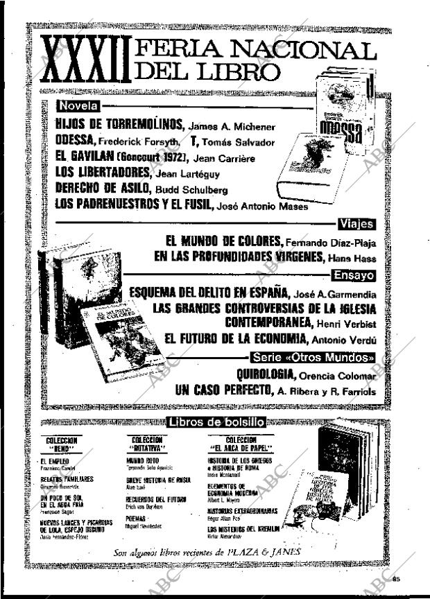BLANCO Y NEGRO MADRID 09-06-1973 página 85
