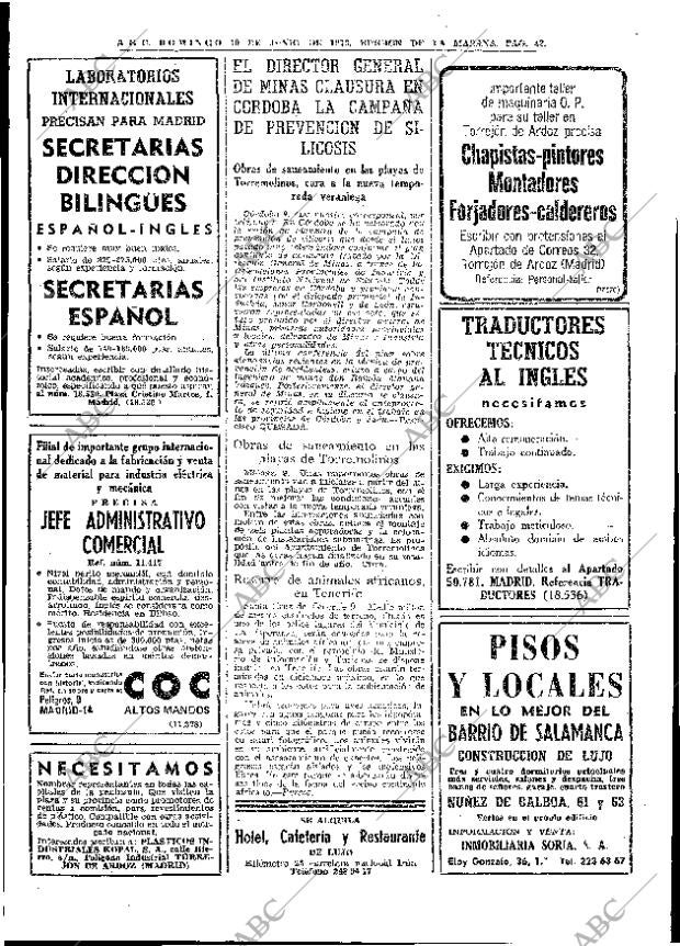 ABC MADRID 10-06-1973 página 42