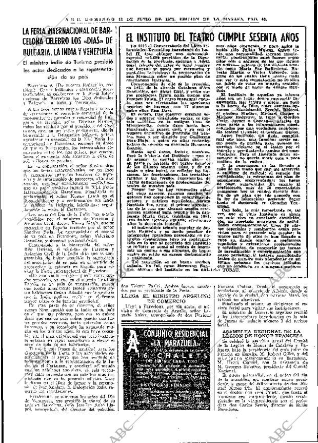 ABC MADRID 10-06-1973 página 43