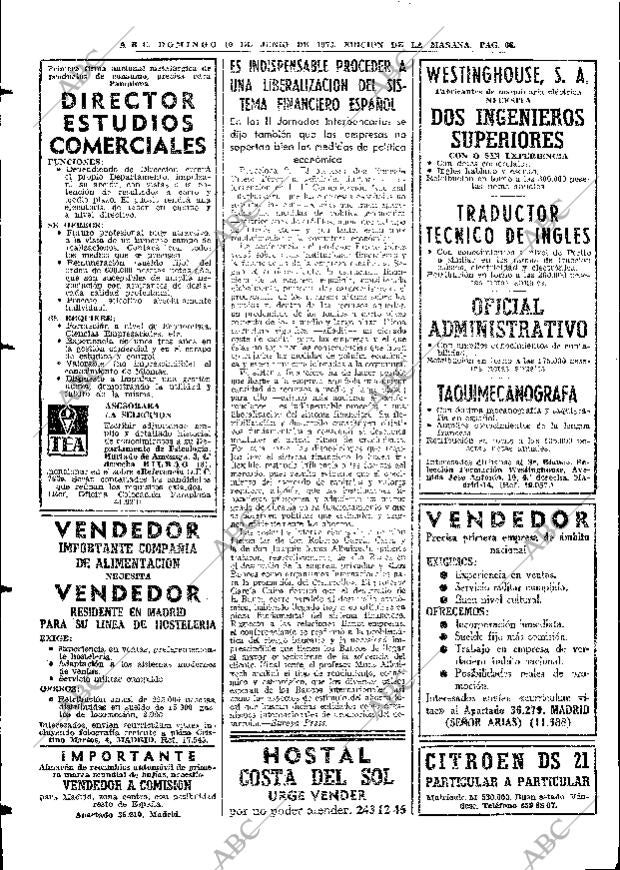 ABC MADRID 10-06-1973 página 66