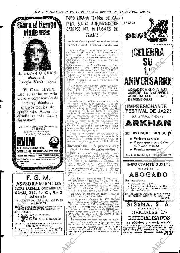 ABC MADRID 10-06-1973 página 68