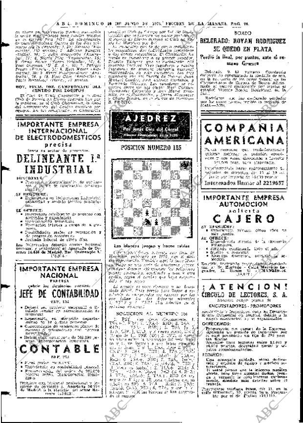 ABC MADRID 10-06-1973 página 78