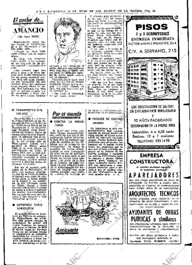ABC MADRID 10-06-1973 página 81