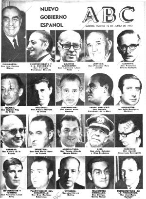 ABC MADRID 12-06-1973 página 1