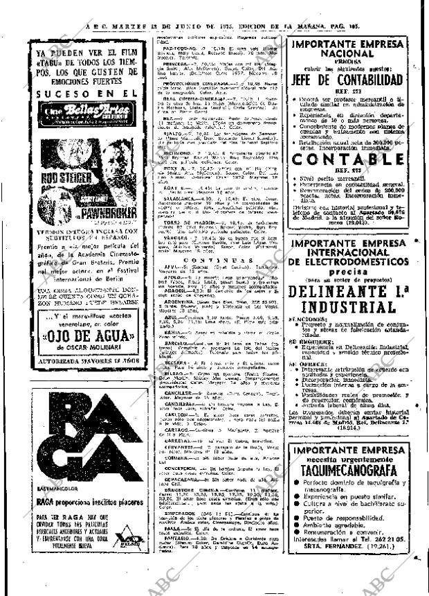 ABC MADRID 12-06-1973 página 105