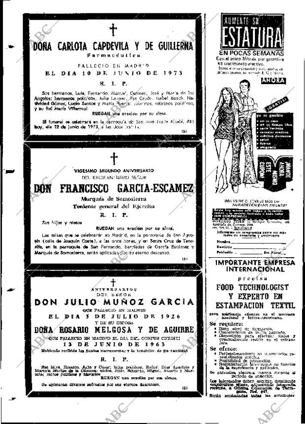 ABC MADRID 12-06-1973 página 124