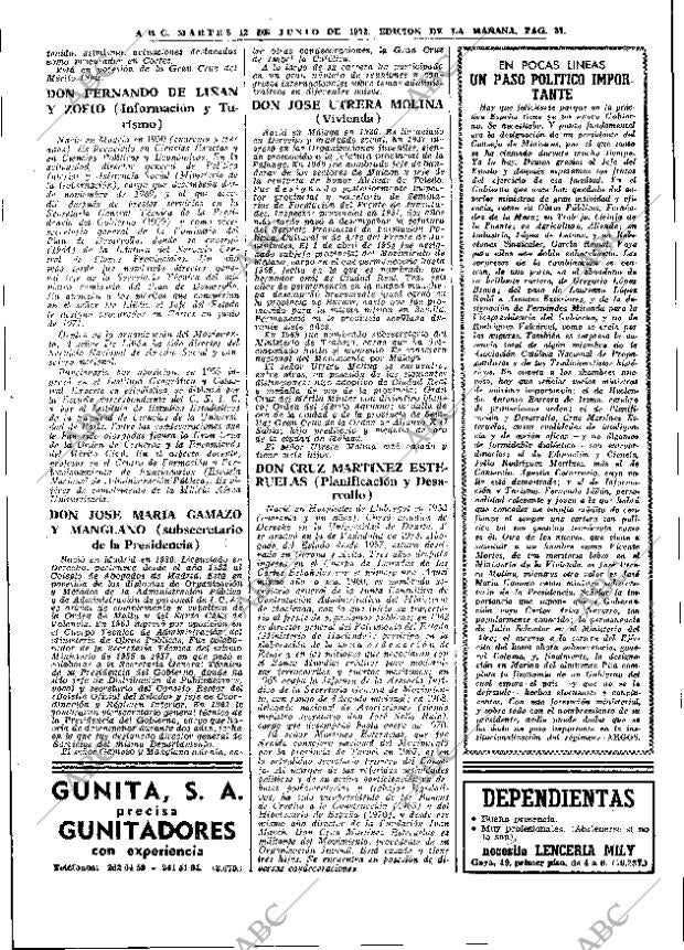 ABC MADRID 12-06-1973 página 37