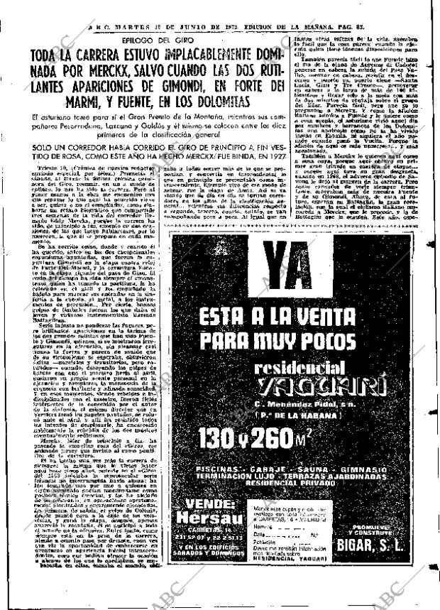 ABC MADRID 12-06-1973 página 83