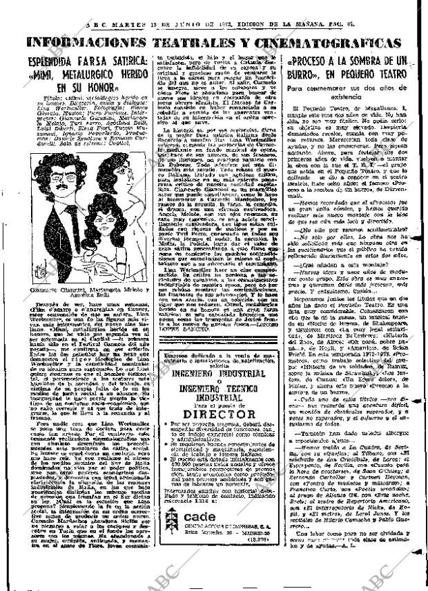 ABC MADRID 12-06-1973 página 97