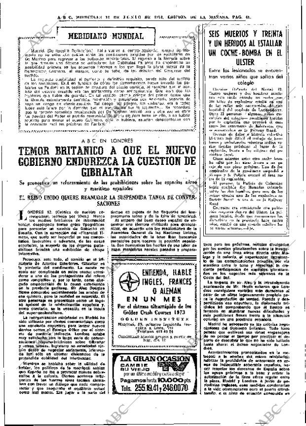 ABC MADRID 13-06-1973 página 41