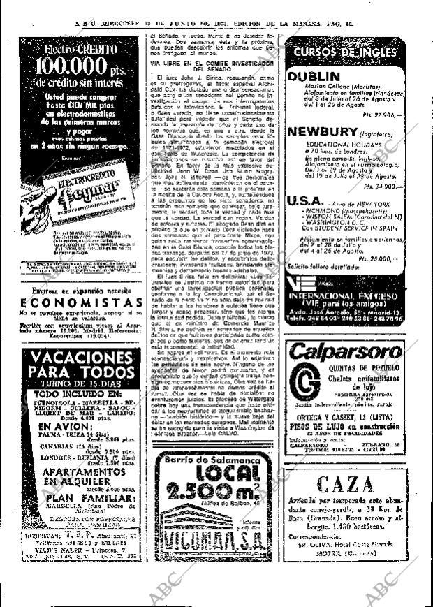 ABC MADRID 13-06-1973 página 46