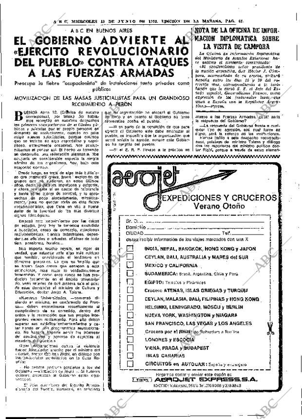 ABC MADRID 13-06-1973 página 47
