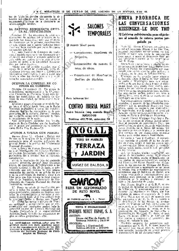 ABC MADRID 13-06-1973 página 48