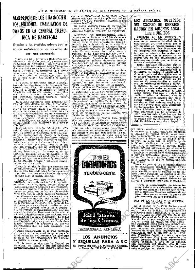 ABC MADRID 13-06-1973 página 61