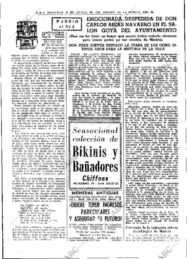 ABC MADRID 13-06-1973 página 63