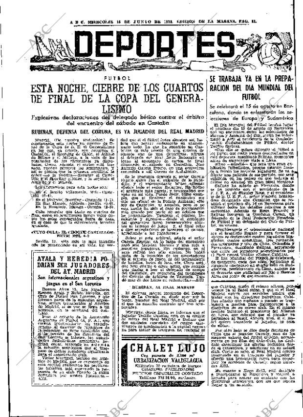 ABC MADRID 13-06-1973 página 81