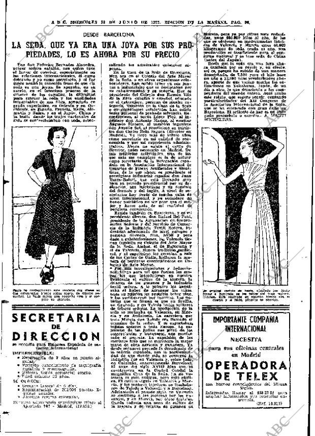 ABC MADRID 13-06-1973 página 90