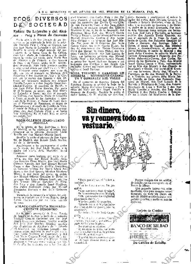 ABC MADRID 13-06-1973 página 91