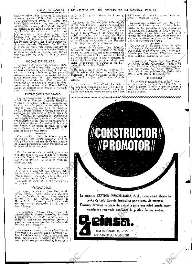 ABC MADRID 13-06-1973 página 93