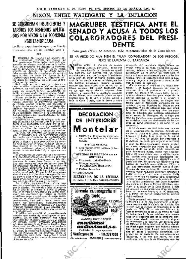 ABC MADRID 15-06-1973 página 39