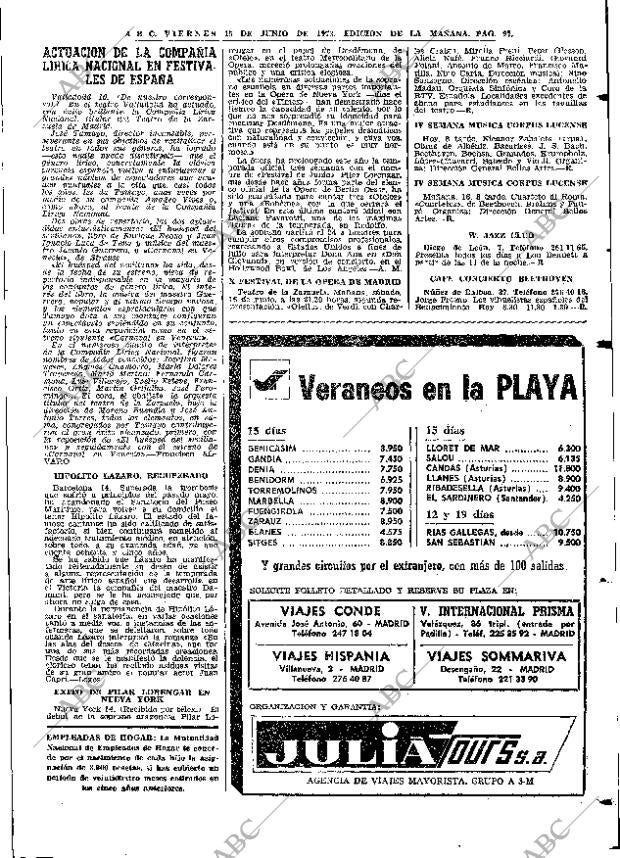 ABC MADRID 15-06-1973 página 93